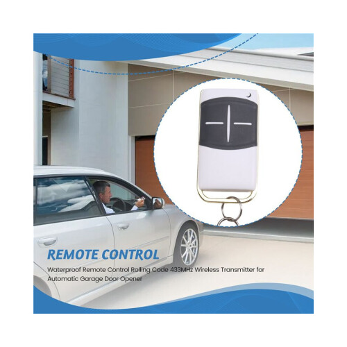 Waterproof Remote Control Rolling Code 433MHz Wireless Transmitter for Automatic Garage Door Opener 1