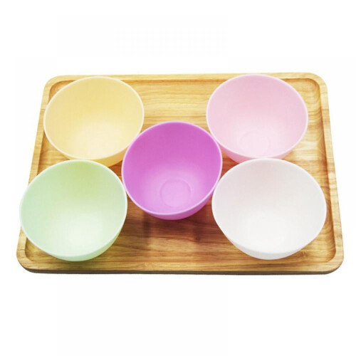 Silicone Mixing Bowl Purple 1pc 1