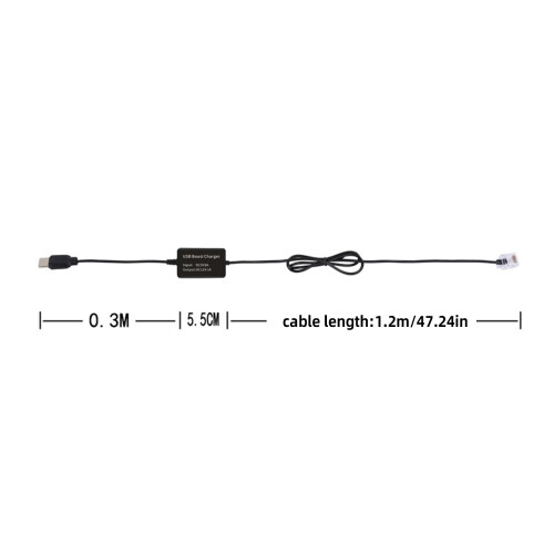5V à 12V USB C au câble d'amplification de courant RJ11 pour les 2