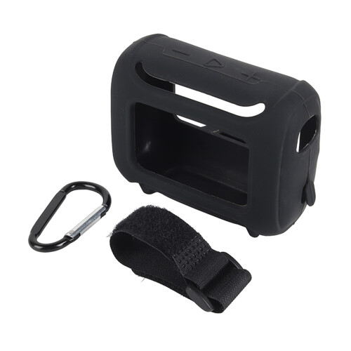 Protecteur en Silicone Flexible avec sangle détachable pour-Noir