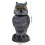 Plastic Owl Decoy 16.5" Outdoor Bird Repellent 2