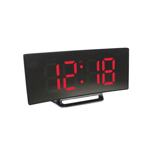 Digitaluhr mit Wecker und 2-stufiger Helligkeit
