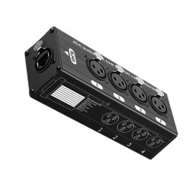 Aluminum 4 Channel XLR Over Cat5 Balun For Auditory-Female A