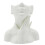 Nordische Keramikvase mit Halbgesichtsdesign 1