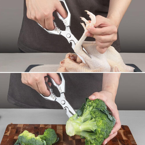Stainless Steel Kitchen Shears with Sheath 1 Pair 2