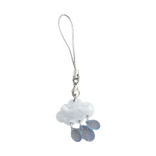Elegante Shell Cloud-sleutelhanger met Star Moon-ontwerp voor-A