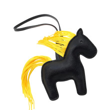 Stijlvol accessoire in de vorm van een paard voor het-Zwart