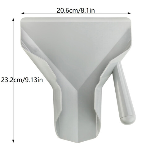 Plastspade for popcorn og snacks, hygienisk, 2