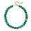 Unique Handcrafted Geometric Beaded Necklace Adjustable-Green 1