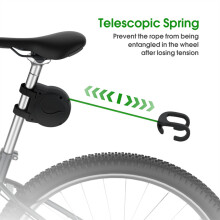 Secure Fixation Bike Tow Rope Strap