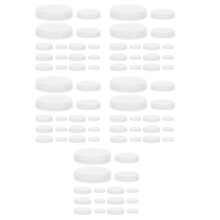 100Paires Bouchons De Sceau Tambour Plastique Transparent Anti-