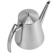 4Pièces Pot À Huile Acier Inoxydable Cuisine Grande Argentée