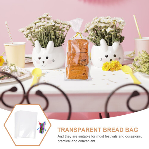 OPP Bread Storage Bags – 100pcs, 23x15cm 2