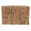 Khaki Wicker Basket Trash Can with Boho Design for Room Storage 1