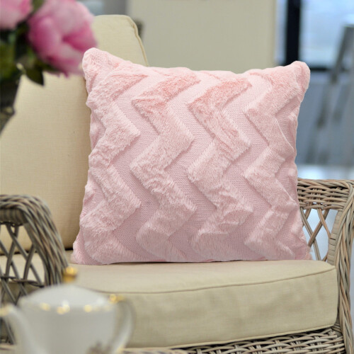 Housse de coussin décorative style ferme moderne, texture douce, 45 x 45 cm