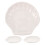 3Pcs White Ceramic Scallop Plates with Shell Design for Home Serving 1