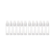 12x Refillable Paint Pens Empty Refillable Markers Flat Graffiti Markers,Clear Acrylic Fillable Paint Pens