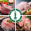 Stainless Steel Meat Tenderizer Green Plastic Handle 1pc 4