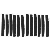 12X Black 6-String Guitar Top Nut 42mm X 3mm