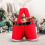 Sacs cadeaux de bouteilles de vin de Noël avec ceinture intégrée 4