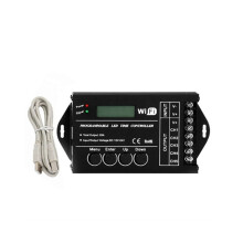 12V/24V WLAN RGB Programmierbarer LED-Controller TC421, 5 Kanäle, 20A Gemeinsame Anode, Programmierb