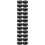 24Pcs Can Cap Replacement ABS Rubber Coarse Thread Black Caps 1