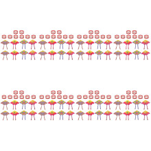 64Sets Easy to Fly Butterfly Kids Kite Assorted Colors