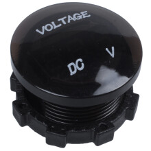 12V-24V Voltmeter Automonitor Motorrad LED Rot Wasserdicht Voltmeter Schwarz