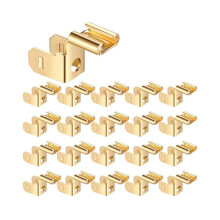 25 Stück Huckepack-Flachsteckverbinder, Stuhlklemmen, Schnellkupplung, elektrischer 3-Wege-Adapter
