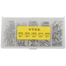 Lot de 250 manchons à sertir simples pour bas de ligne de pêche, connecteurs en cuivre pour tubes, accessoires de pêche