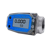25 Digital Turbine Flow Meter for Measuring Gasoline Water Sea Liquid Flowmeter