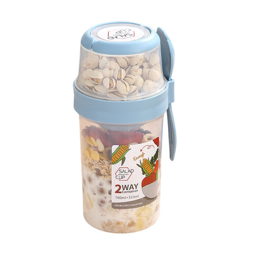 Portable Salad Cup with Fork – BPA-Free, 1
