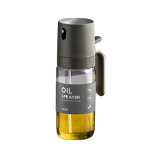 Vaporisateur d'huile d'olive rechargeable et polyvalent de 250 ml, résistant à la rouille, pour friteuse à air chaud, grillades et pâtisserie.