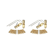 28 Small Electric Drill Chuck 0.5-3mm Electric Mill Copper Chuck Micro-Torque Drill Chuck Set (Hexagonal Wrench)