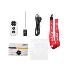 Télécommande sans fil 2,4 GHz 4 canaux avec récepteur pour voiture ou bateau radiocommandé.