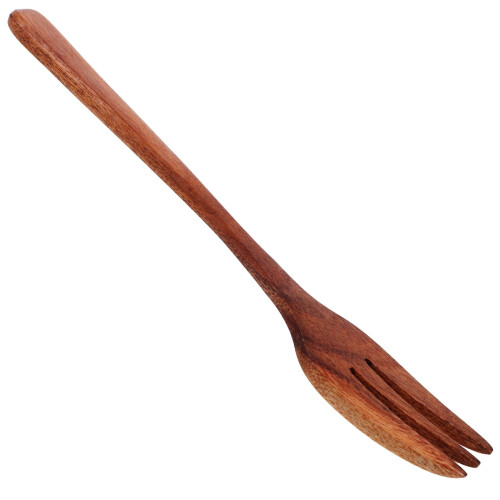 Kochgabel aus Holz mit langem Griff, 16,5 cm