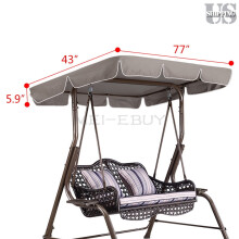 Toldo de repuesto para columpio de exterior, 77" x 43"