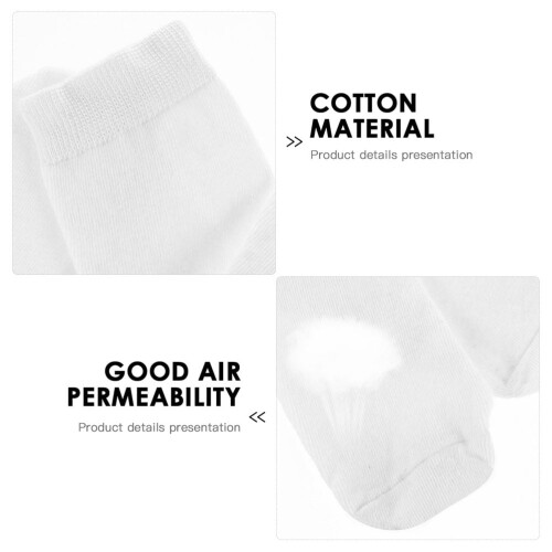 Sublimation Socks Cotton Blank White 12 Pairs 2