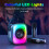 L7 Karaoke Speaker with 2 Mics LED Party Light 10