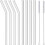 Roofei reusable glass straws for bubble tea, smoothies, 1