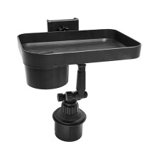 3 in 1 Car Cup Holder with Food Tray Phone Mount 360 Degree Rotation A