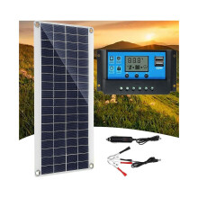 300W 12V Solar Panel, Solar Panel Kit, Battery Charger Kit with 60A Solar Charge Controller for RV, Yacht, Outdoor, Garden, Lighting