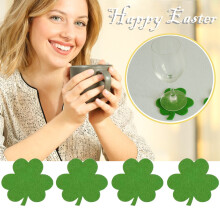 Manteles individuales de tela para ollas de Pascua y Día de San Patricio (paquete de 4)