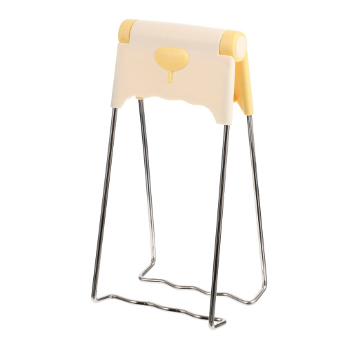 Silikonowy klips do gorących naczyń – żółty, 18,3 cm