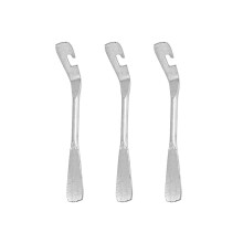 3-teiliges Set aus Metall, Fahrradreifenheber und Reparaturwerkzeug, 12 cm