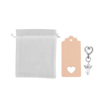30er-Set Engel-Schlüsselanhänger als Souvenir, Hochzeitsgeschenk oder Gastgeschenk zur Babyparty, in
