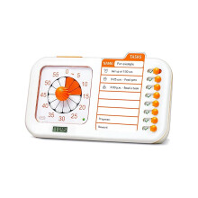3-in-1 Visueller ADHS-Timer für Kinder und Erwachsene mit Planungstafel, Aufgabentimer, Aufgabenlist