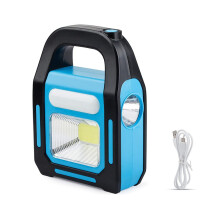 3-in-1 Solar-USB-aufladbare COB-LED-Campinglaterne, Ladefunktion für Geräte, wasserdichte LED-Notfal