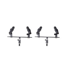 2X for Alctron MAS020 Double Microphone Stand Stereo Recording Dual Microphone Stand
