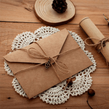 Vintage Kraft Letter Paper European Style 36 Sheets
